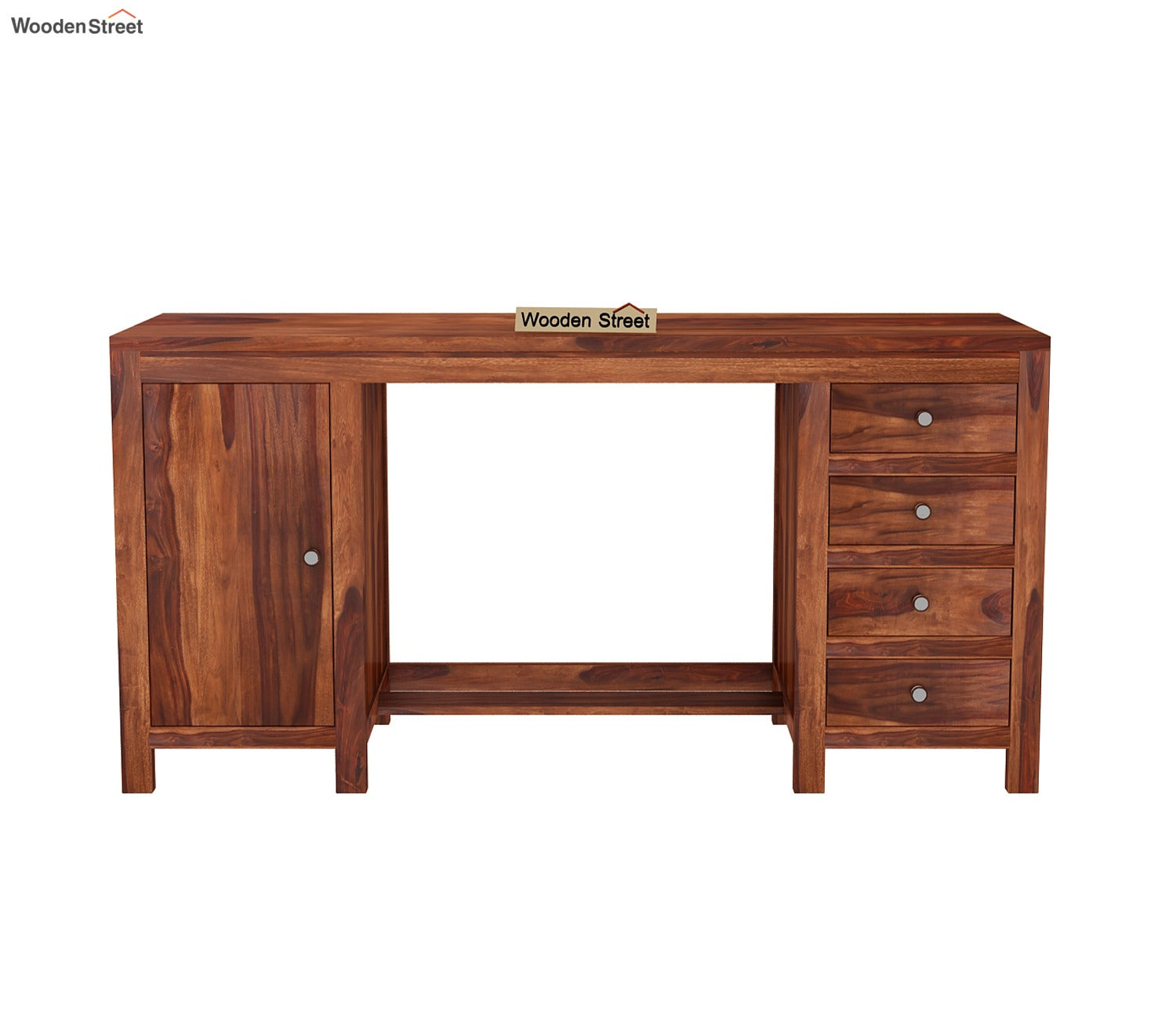 Brason Computer Table (Honey Finish)