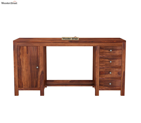 Brason Computer Table (Honey Finish)