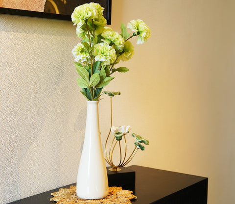 Forever Flora Artificial Hhydrangea Flower- Set Of 3 (Green)