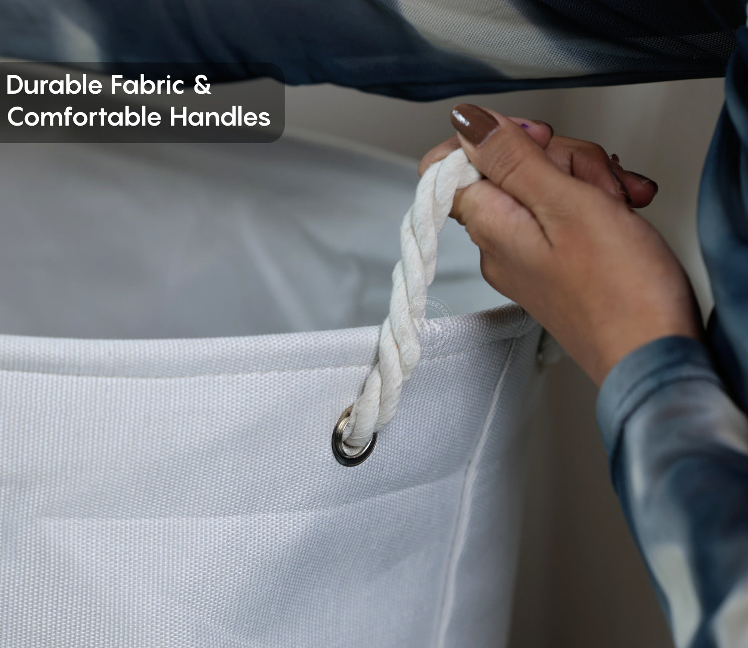 Tidy-Tote Foldable Laundy Basket