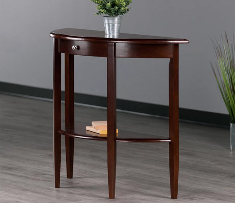 Premium Indian Rosewood Wooden Console Table (Brown)