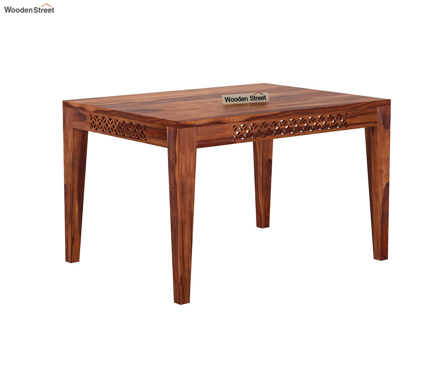 Cambrey Compact 4 Seater Dining Table (Honey Finish)
