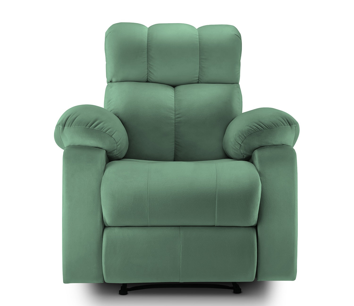 Valios 1 Seater Manual Fabric Recliner Chair (Green)