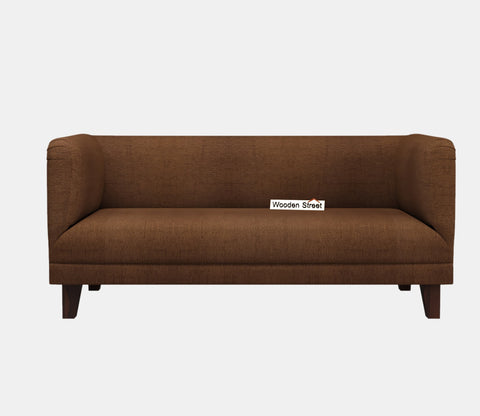 Dexter 3 Seater Fabric Sofa (Cotton, Mocha Brown)