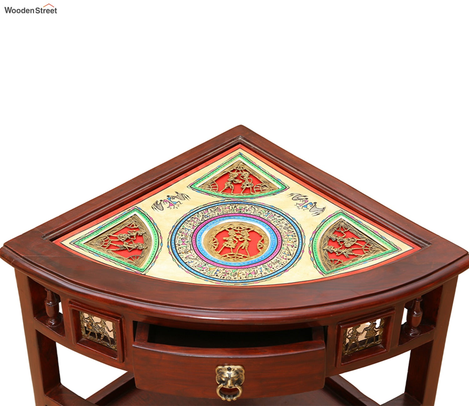 Quadro Corner Table with Storage