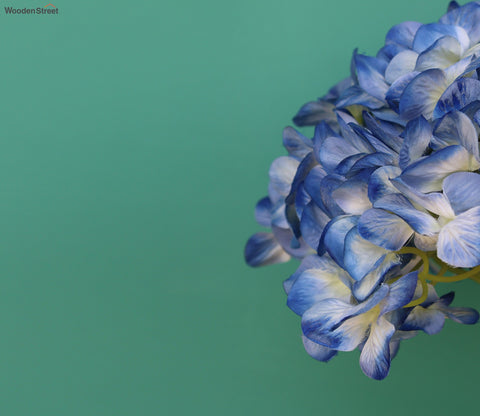 Blue Hydrangea Artificial Flower
