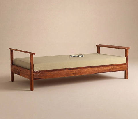 Leona Divan with Mattress (Honey Finish)