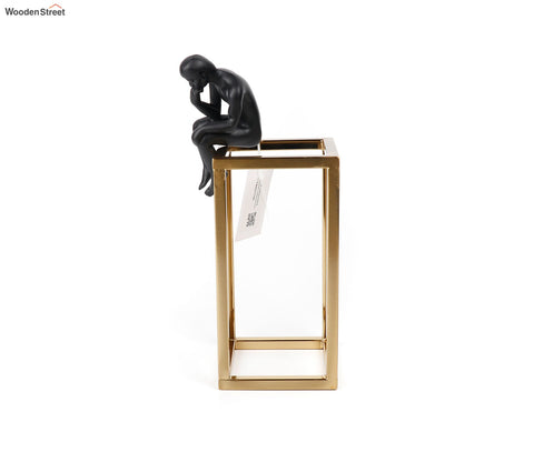 Sleek Celestial Black Human Figurine (M, Black)
