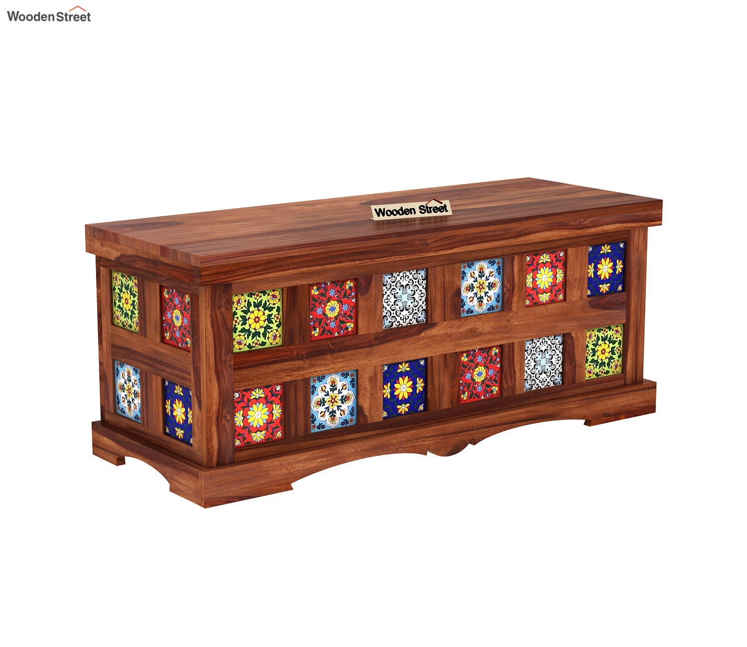 Boho Trunk Box (Honey Finish)