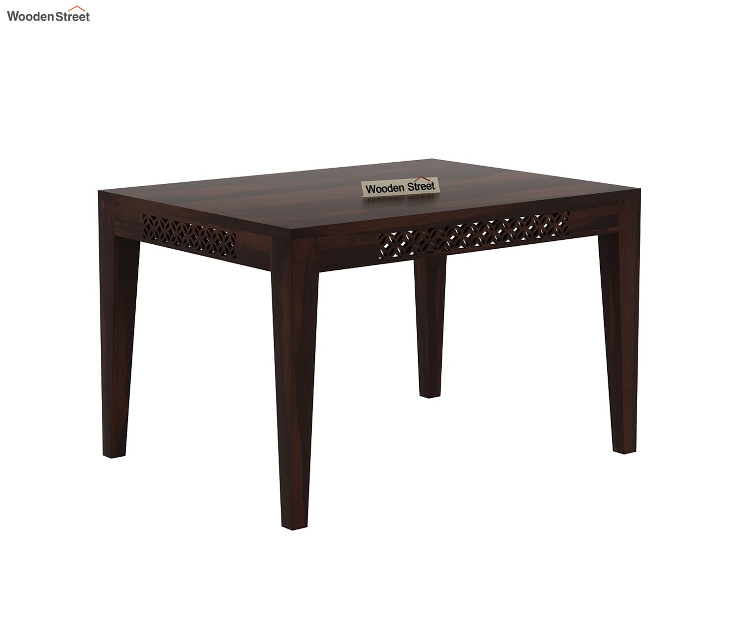 Cambrey Compact 4 Seater Dining Table (Walnut Finish)