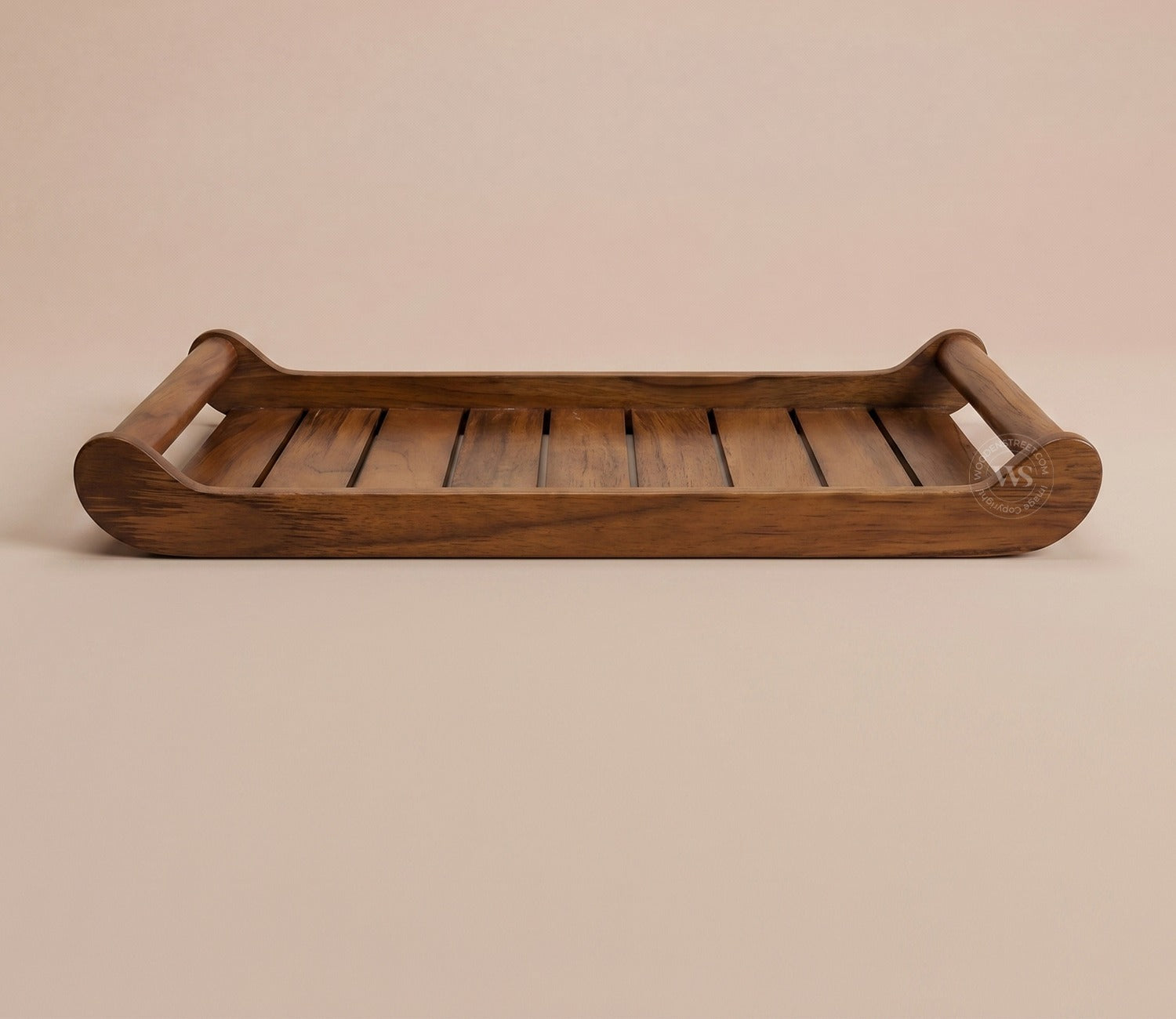 Cruiser Mango Wood Handcrafted Rectangular Serving Tray (Medium)