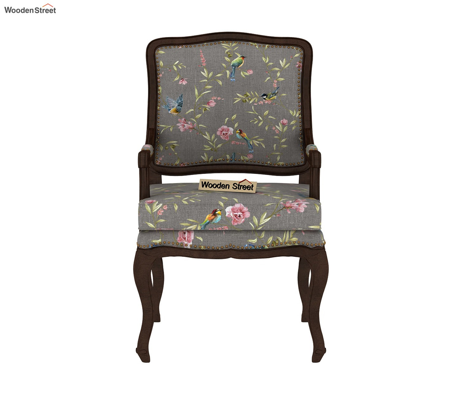Kelvin Arm Chair (Cotton, Grey Robins)