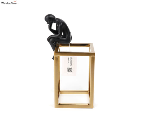 Sleek Celestial Black Human Figurine (S, Black)