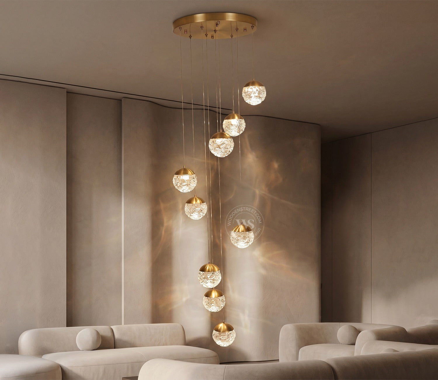 Catch Your Dreams Pendant Lamp - 9 Beads