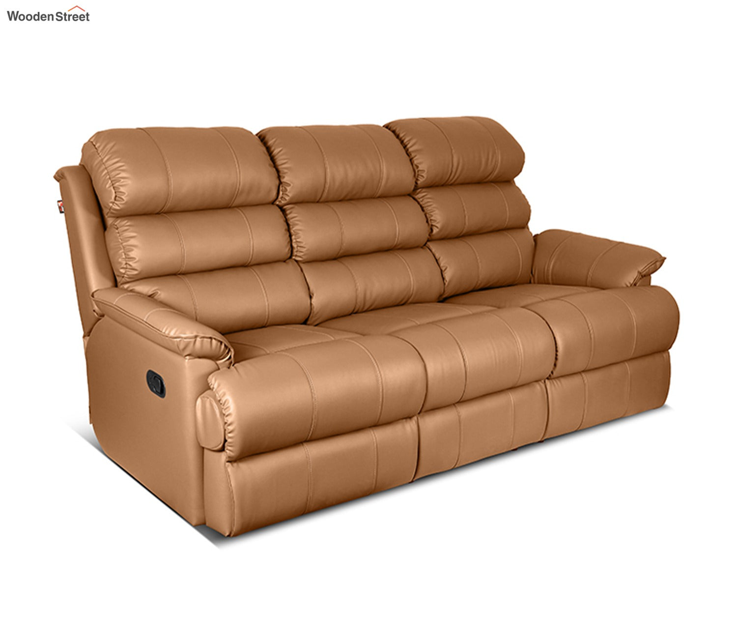 Valencia Three Seater Recliner Sofa (Clay Brown)