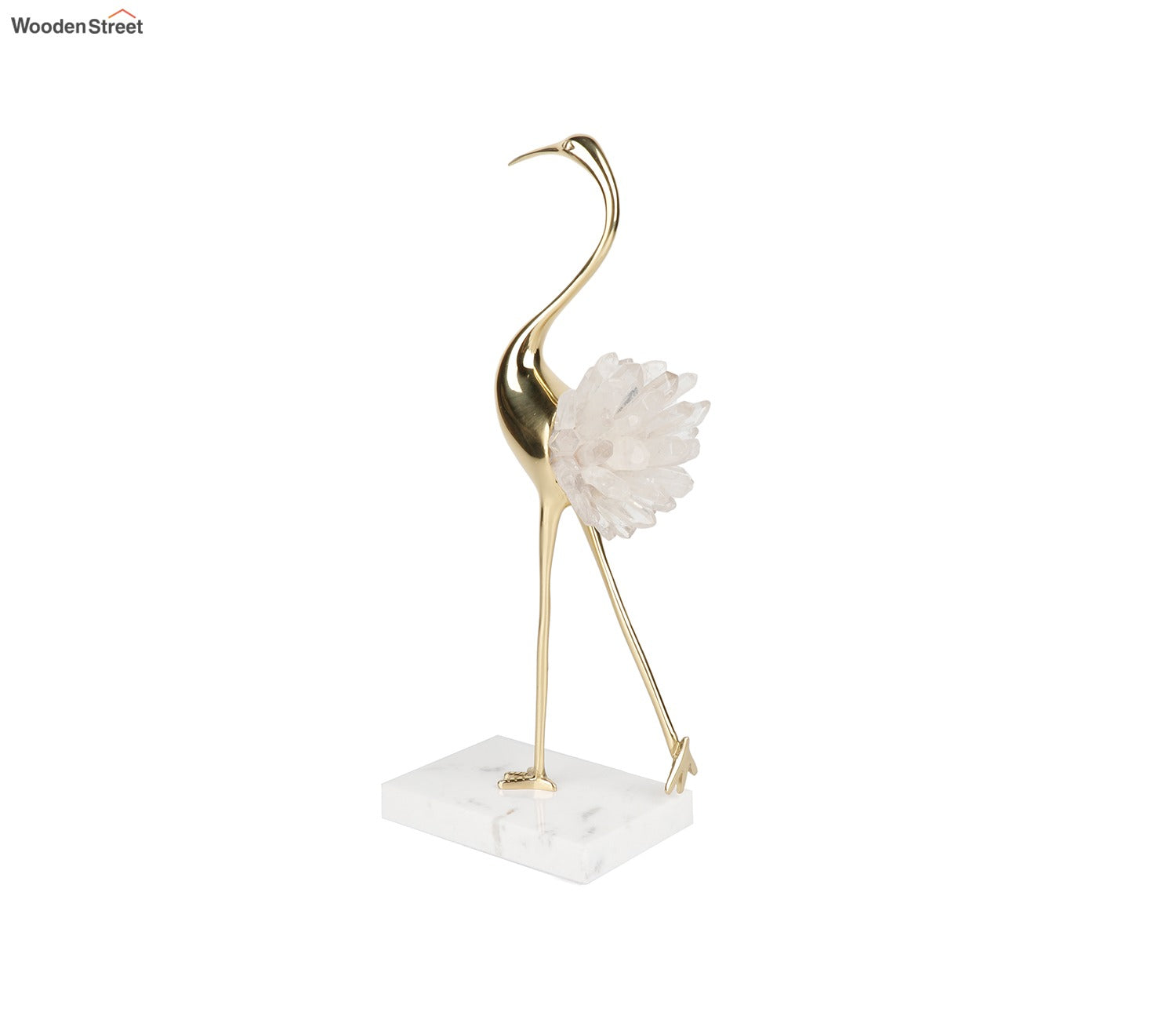 White Wonders Crane Table Decor Figurine (M, White)