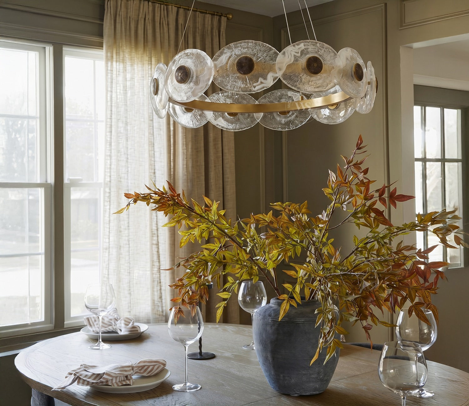 Center of Attention Swirl Collection Chandelier