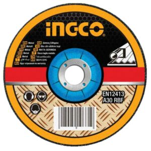 Trueliving_INGCO Abrasive metal grinding disc MGD601001, 100mm (4?) X6.0mm (1/4?) X16mm (7/8?)-Grinding Discs