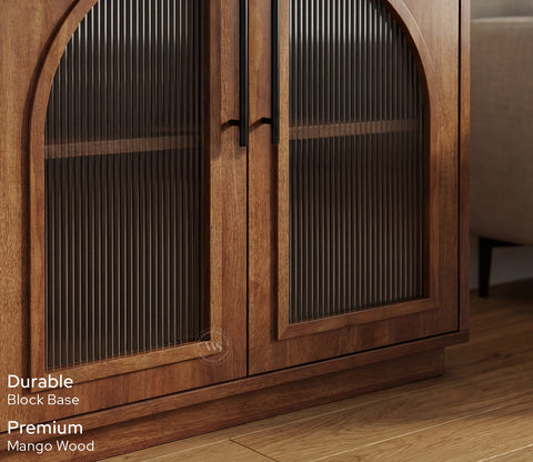 Nyrah Mango Wood Cabinet (Teak Finish)