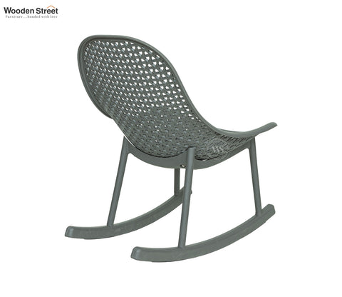 Blossie Designer Outdoor Reclining Chair – Durable & PP (Grey)