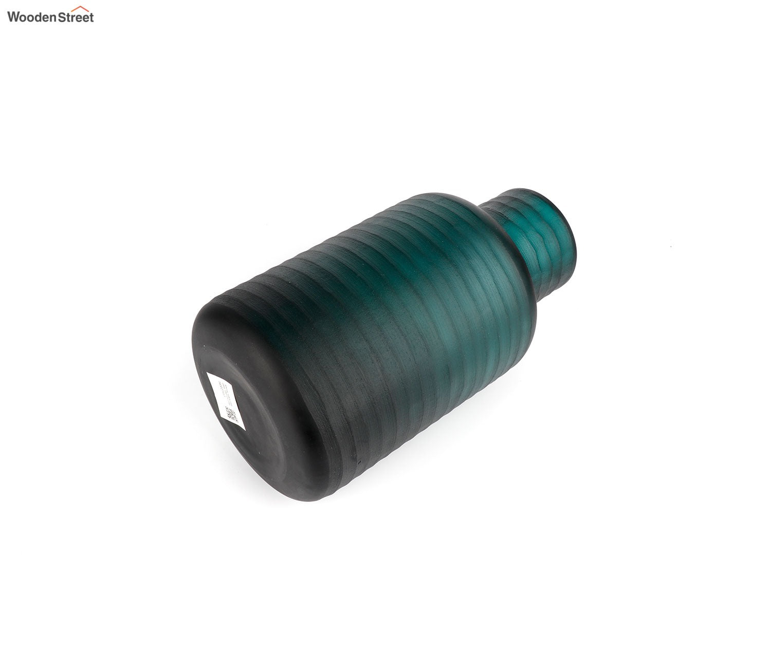 Whimsy Hollow Green Glass Vase