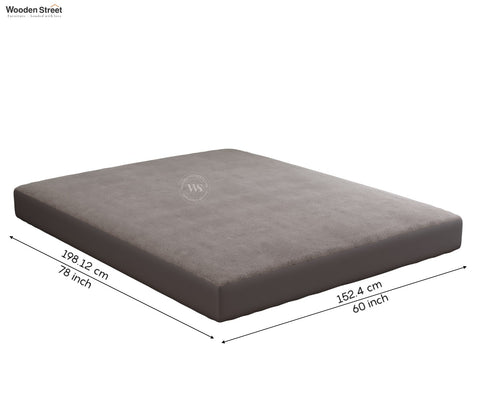 Featherix Cotton Feel Terry Ultra Soft Breathable Hypoallergenic Waterproof Mattress Protector Queen Size (Grey, 78 x 60)