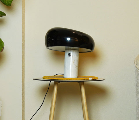 Opal Black Table Lamp