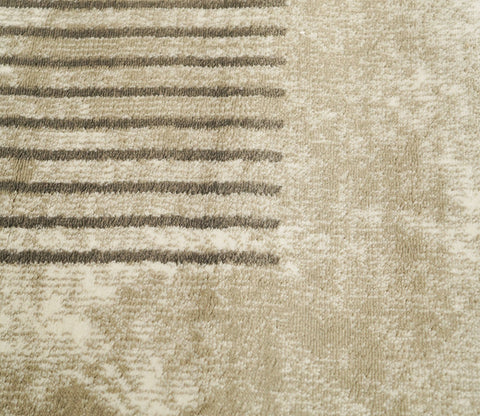 Midtown Grey Abstract Carpet (7.5 x 5 Feet)