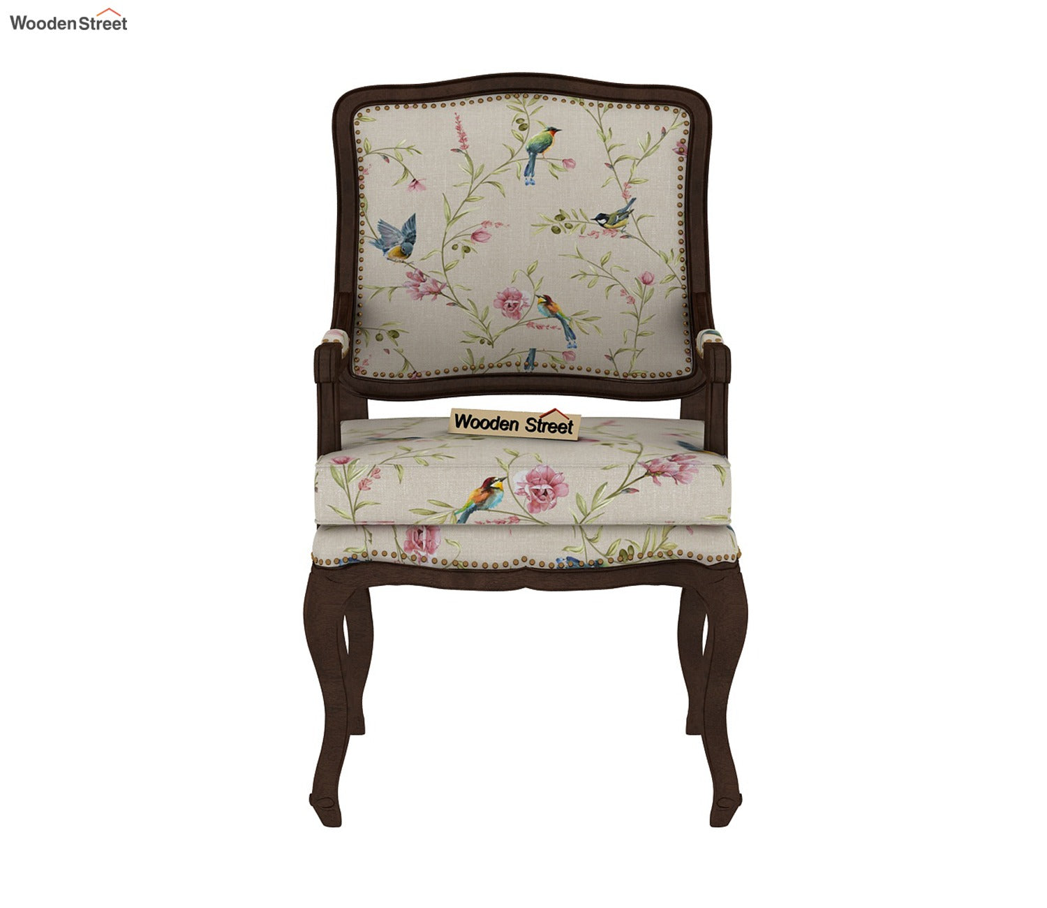 Kelvin Arm Chair (Cotton, Cream Robins)