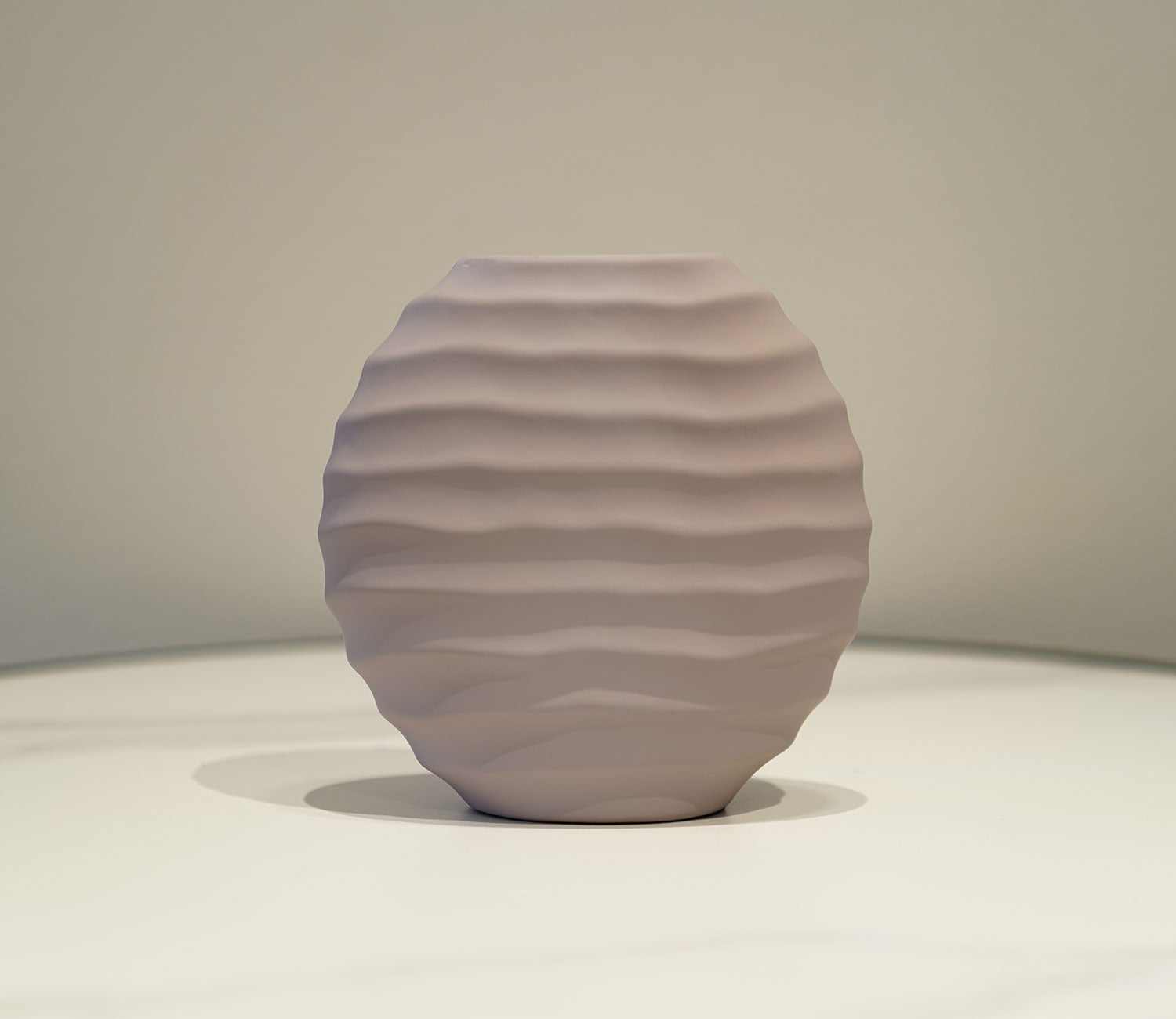 Delicate Abstract Ceramic Vase (Purple, L)