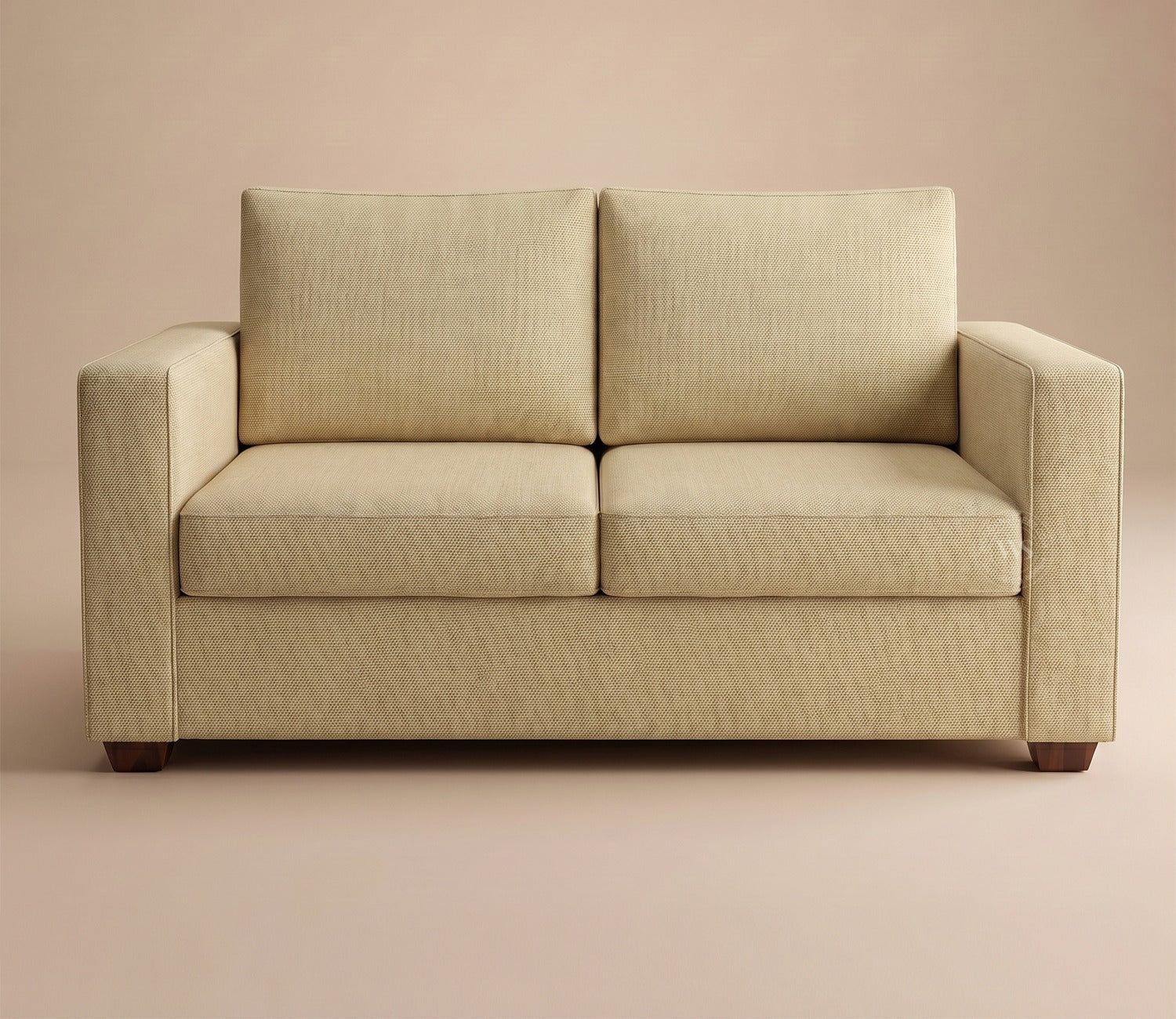 Albus 2 Seater Fabric Sofa (Cotton, Irish Cream)