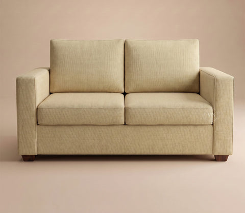 Albus 2 Seater Fabric Sofa (Cotton, Irish Cream)