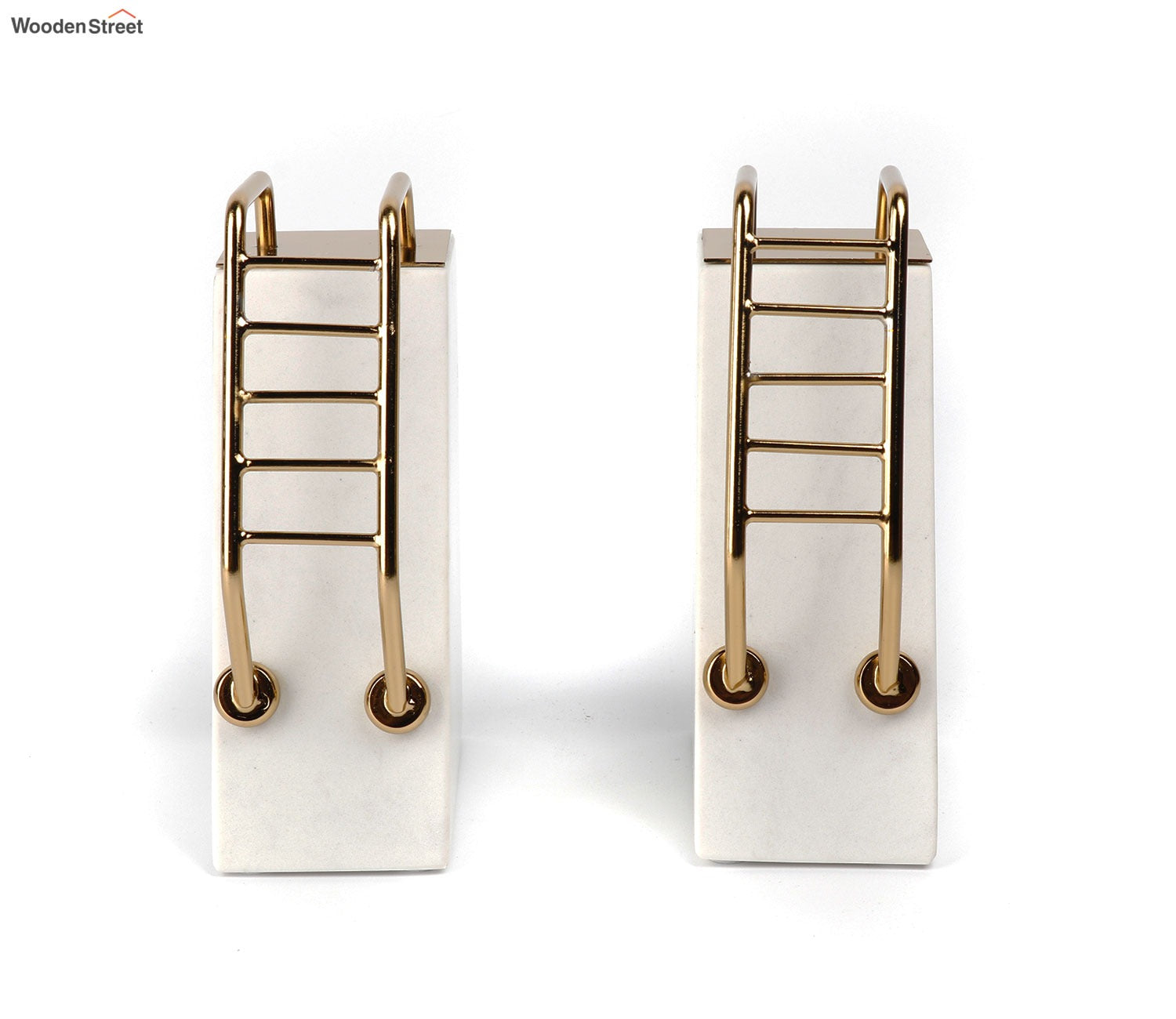 White Mania Marble Book End