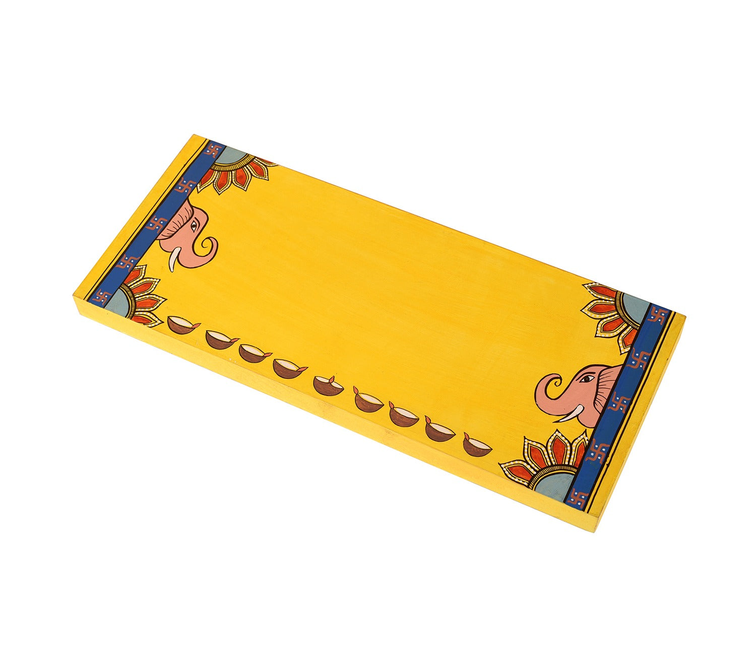 Laxmi Ganesh Yellow Puja Chowki