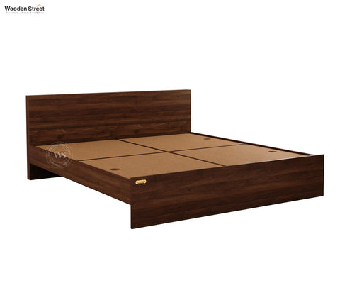Clemency Bed without Storage (King Size, Columbian Walnut Finish)