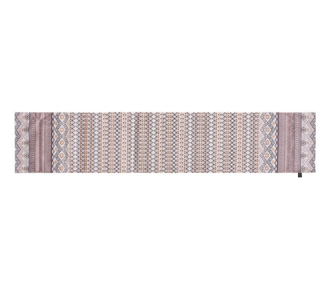 Yellow Line Velvet Printed Table Runner (72 x 14 inches)