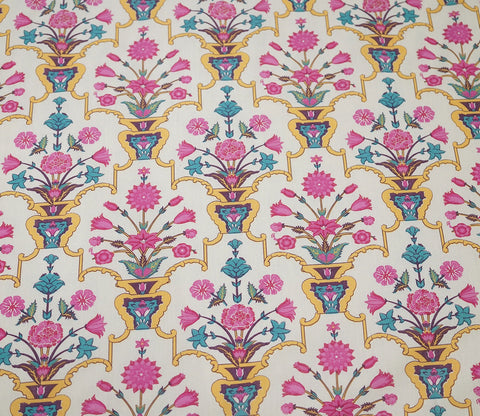 Jaipur Celebration Queen Size Bedsheet (Pink)