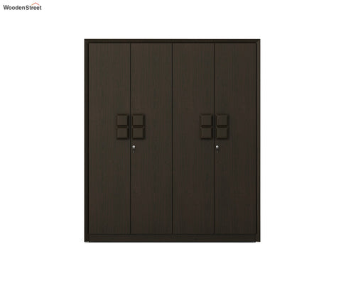 Kosmo Choco 4 Door Wardrobe (Flowery Wenge Finish)
