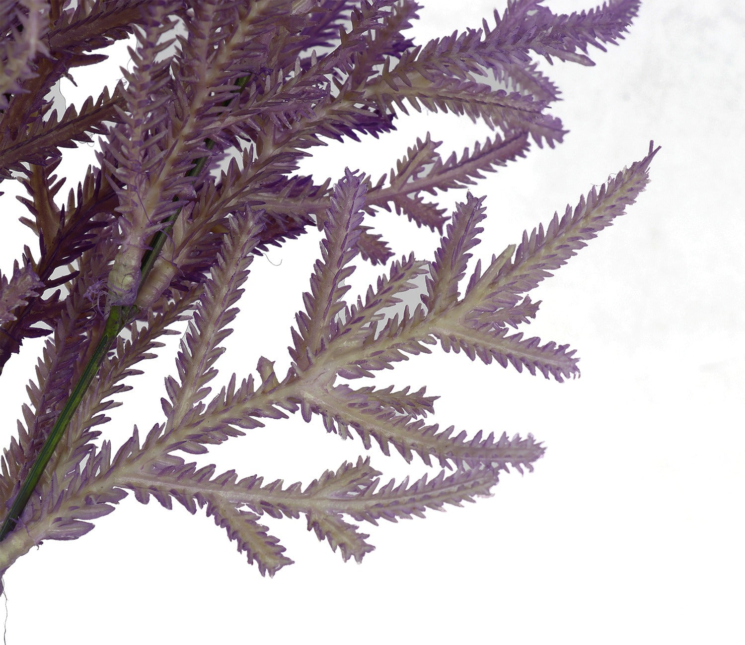 Ever Bloom Artificial Plant Plastic Iron Leaf Plastic Set of 2 (Purple)