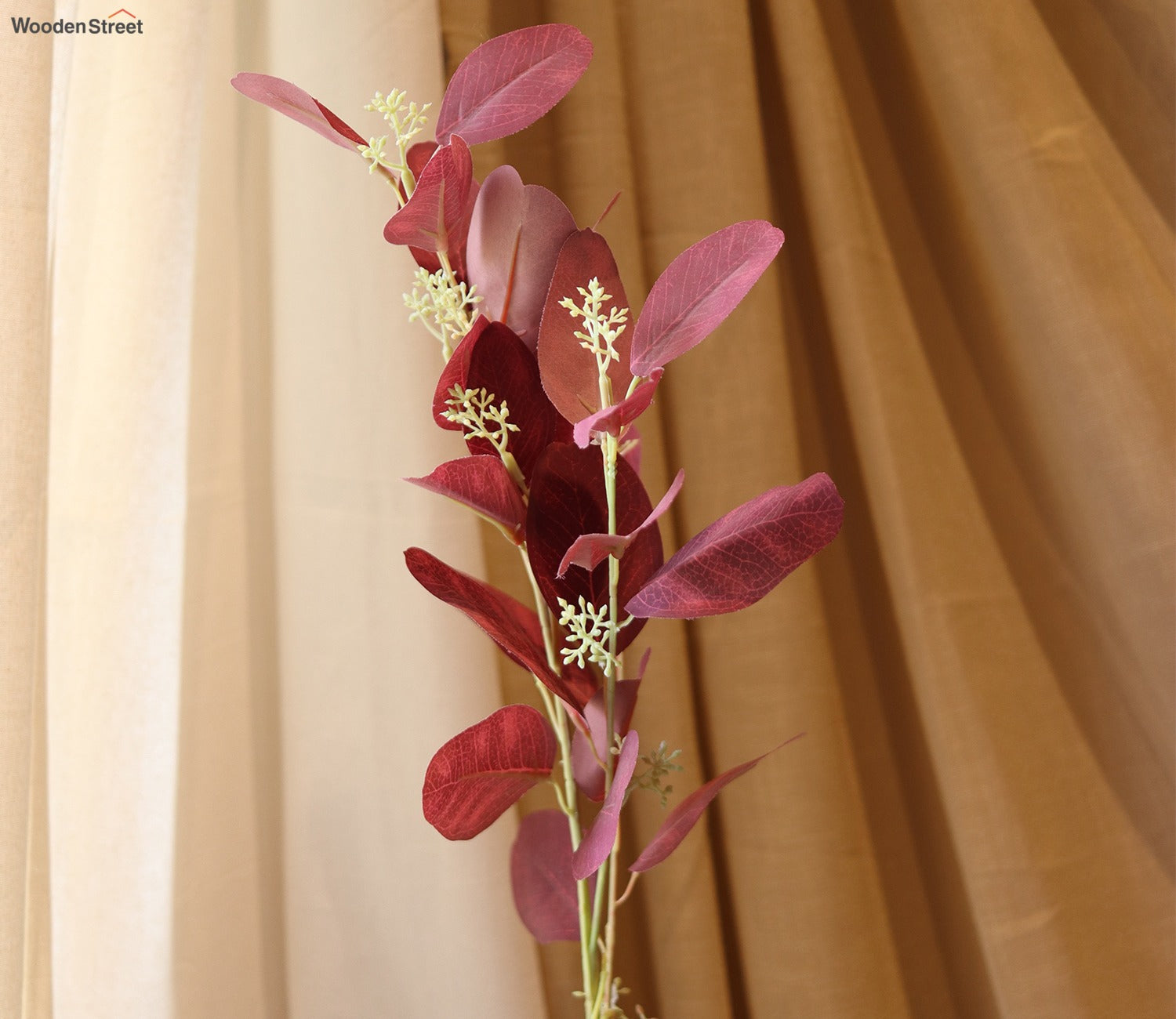 Maroon Eucalyptus Artificial Leaf (1 PC)