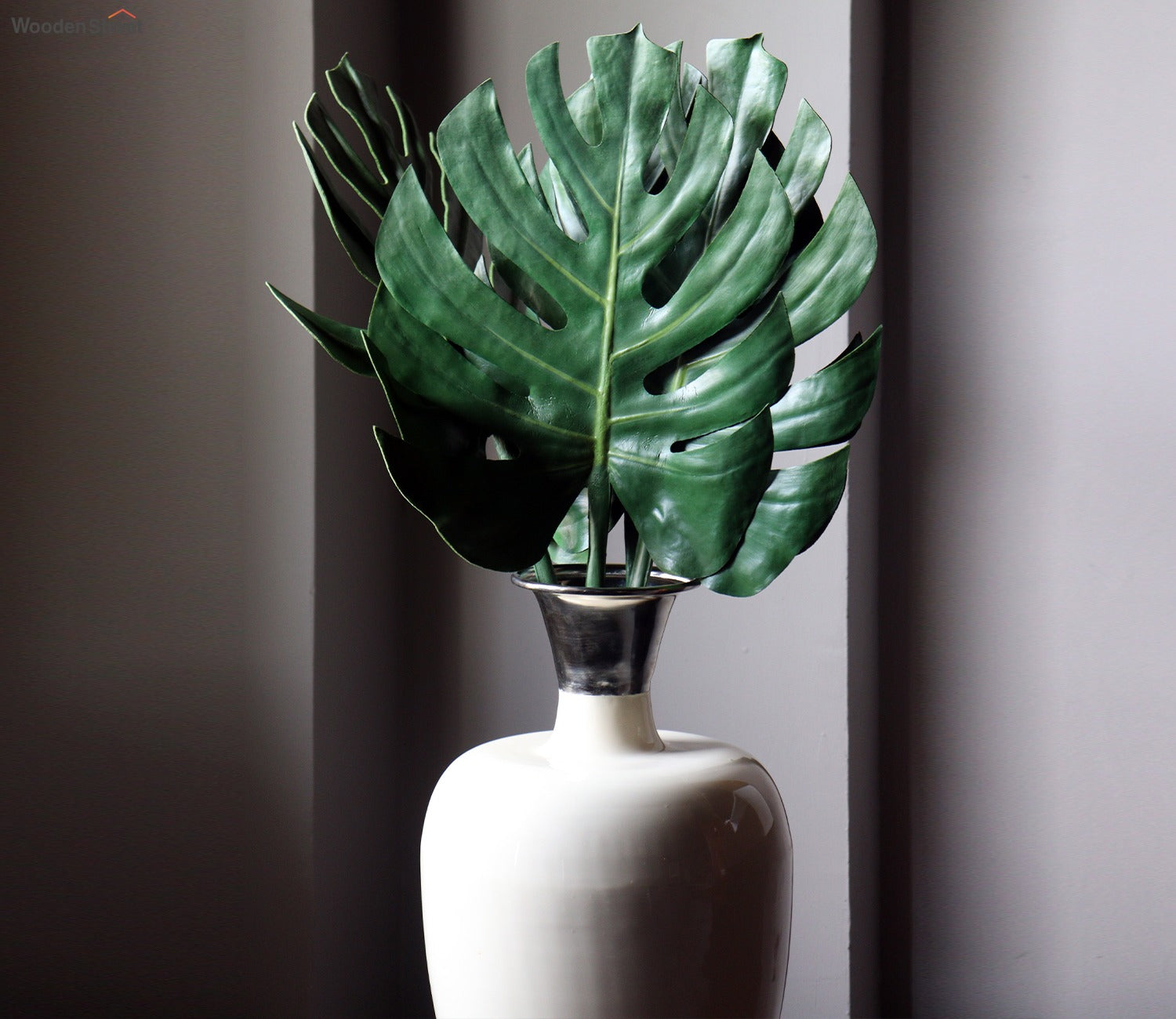 Monstera Swiss Cheese Artificial Leaf