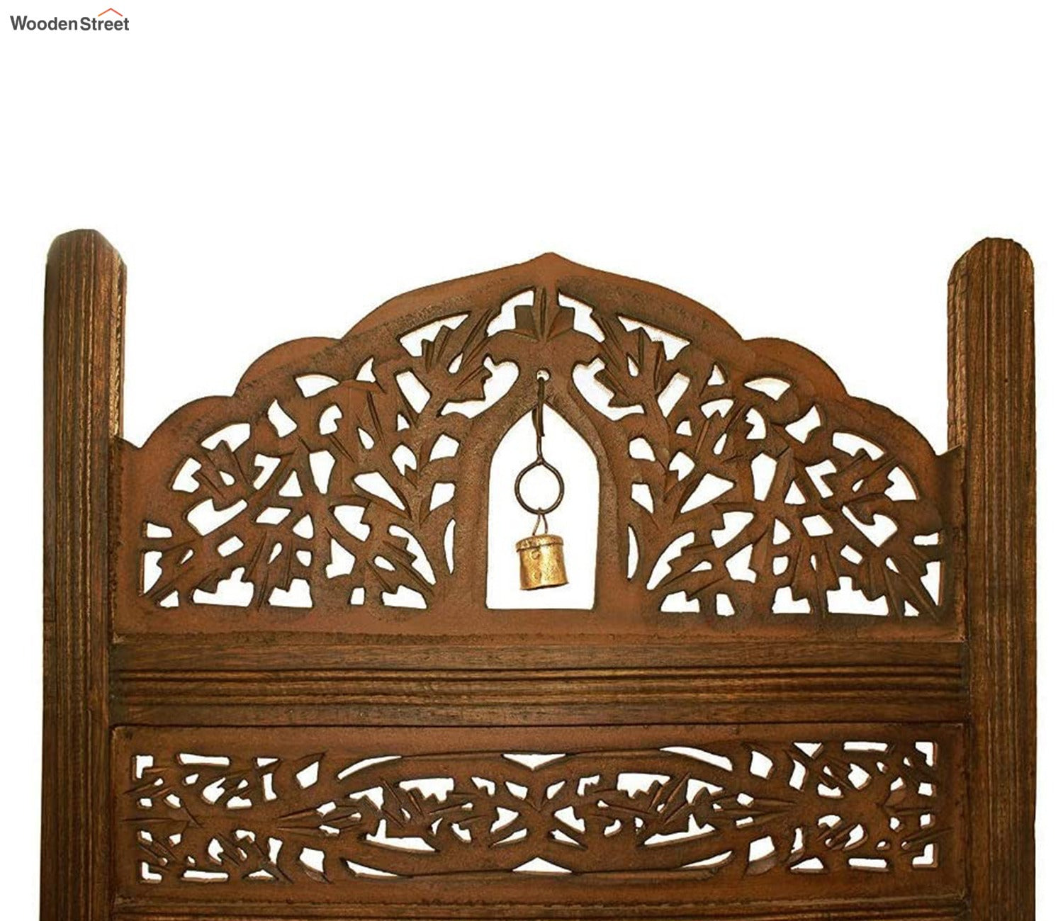 Amara 4 Panel Carved Wooden Partition