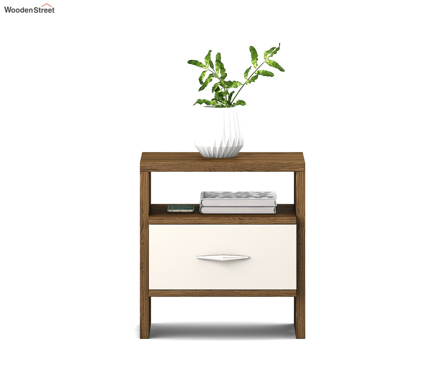 Classic Oak Engineered Wood Bedside Table