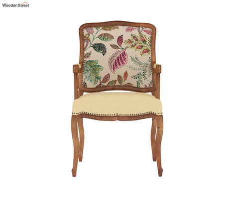 Kelvin Arm Chair (Fabric, Rosy Leaf)