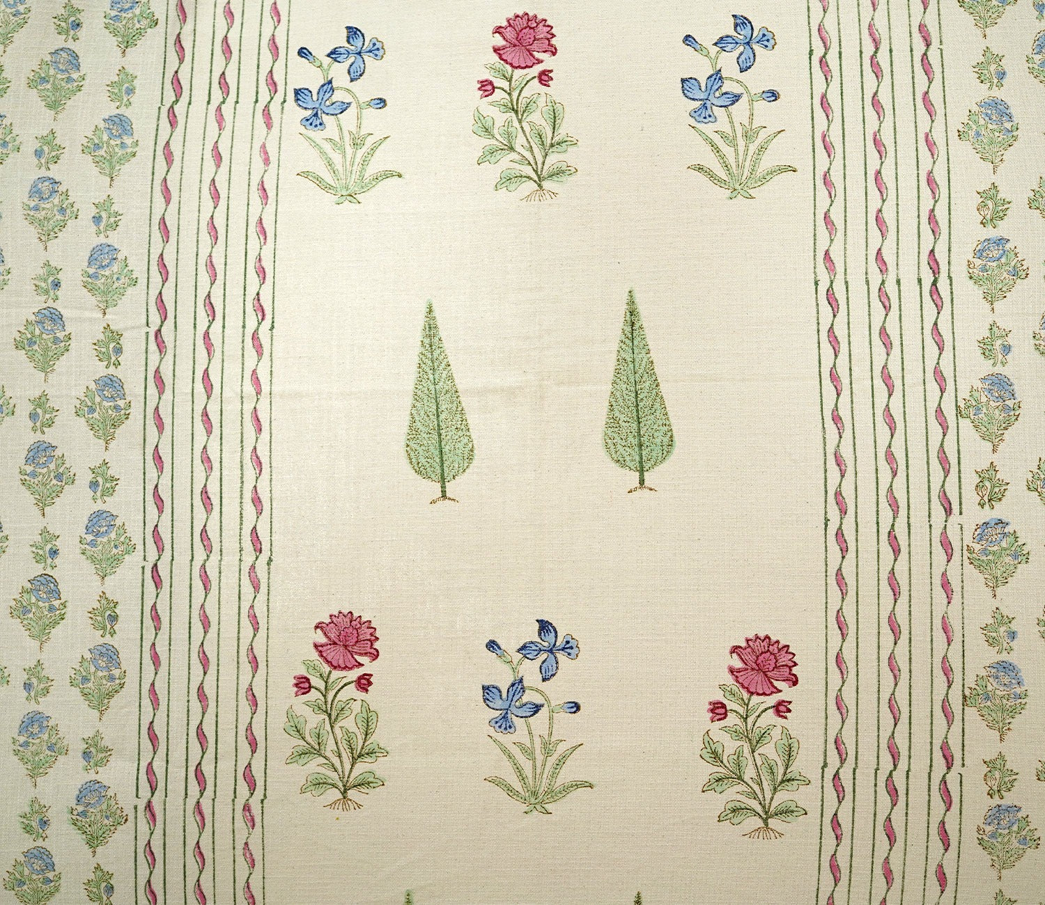 Gardenia Multi Butah 1 Piece Curtain (Beige, 7 Feet)