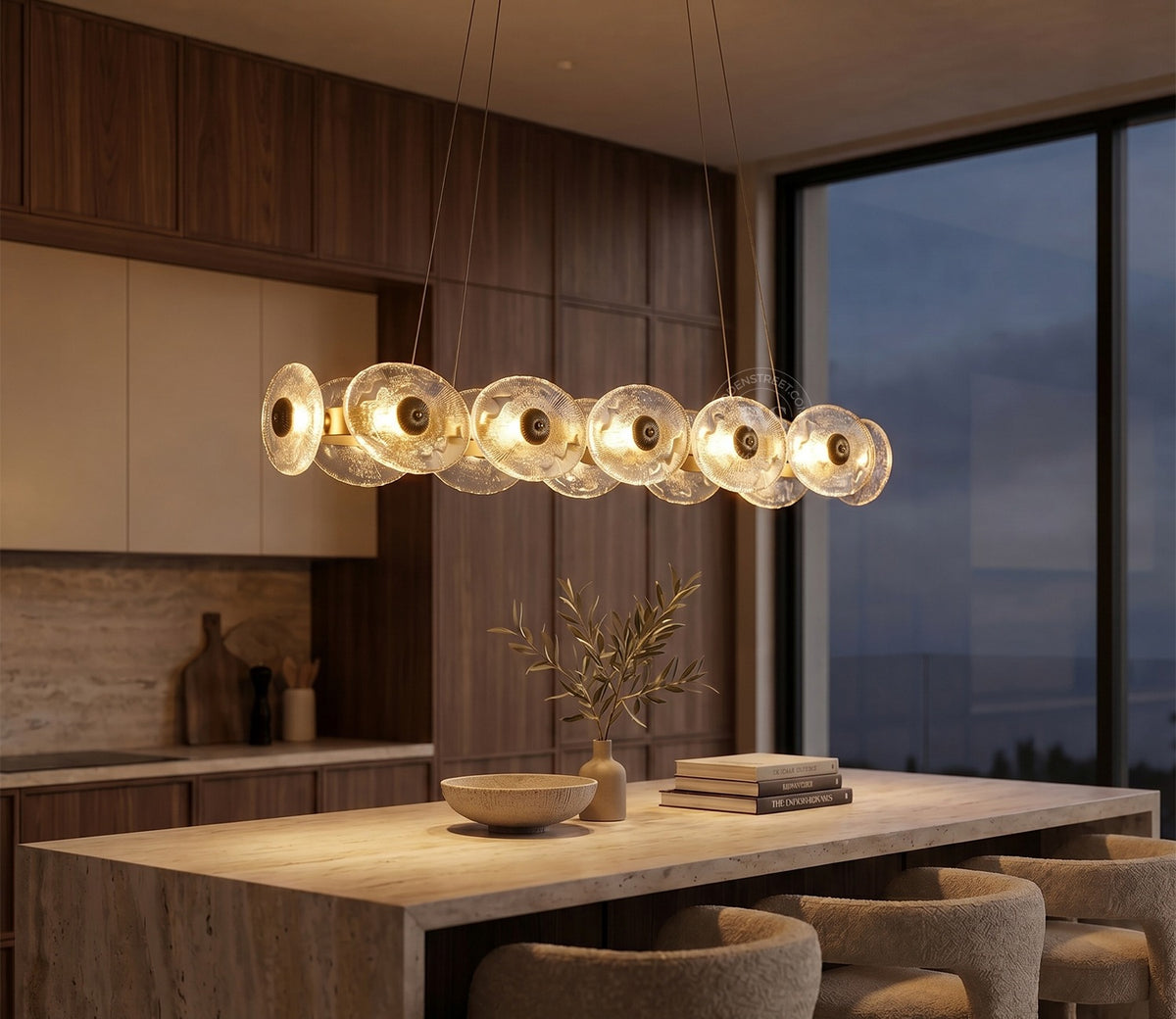 Center of Attention Linear Collection Chandelier