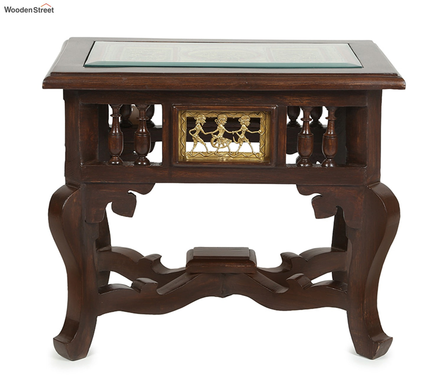 Dark Brown Yuge Square Shape End Table