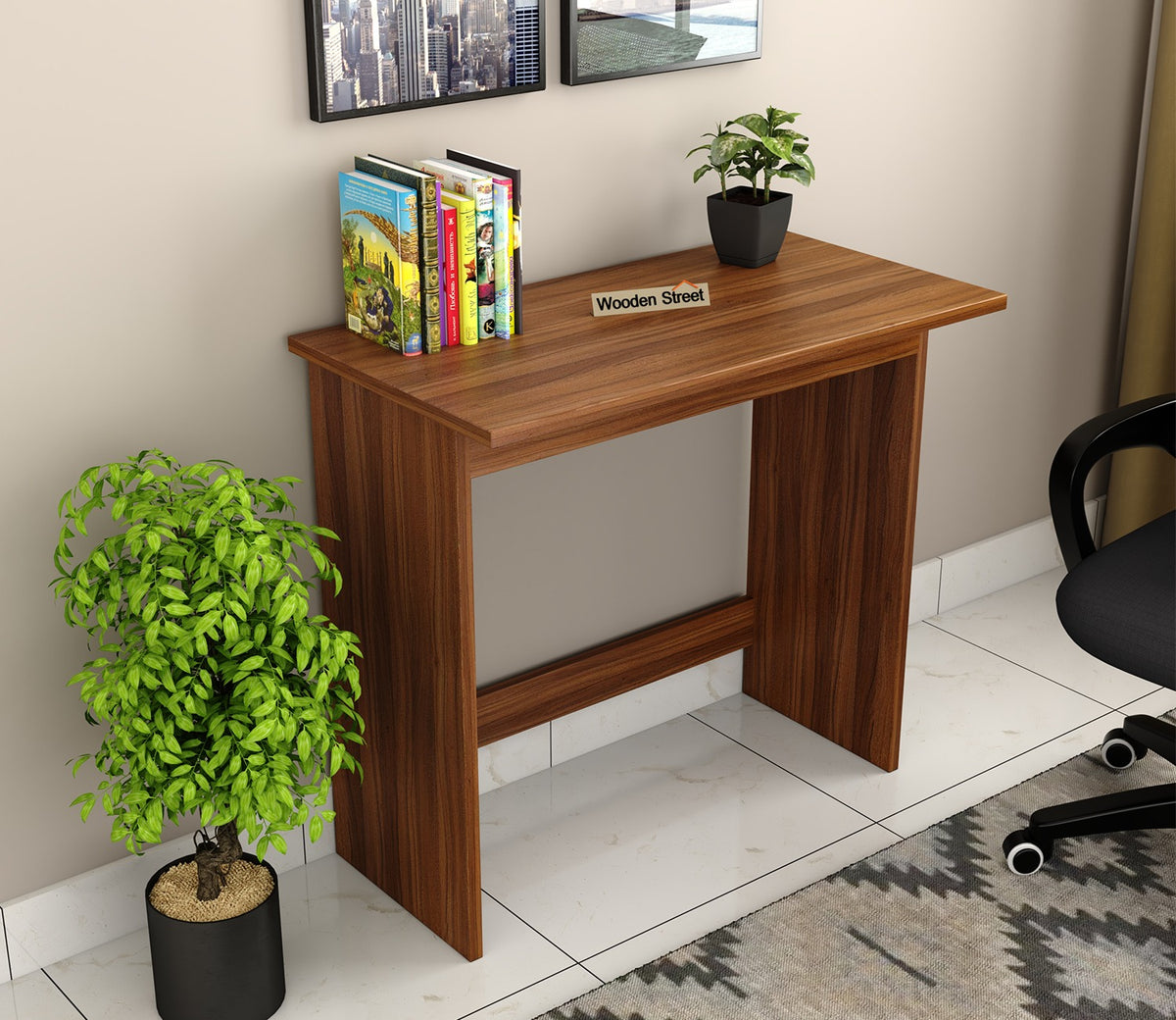 Armada Study Table (Exotic Teak Finish)