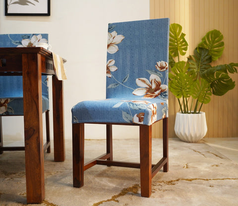 Adina Floral Printed Polyester Spandex 1 Piece Chair Cover