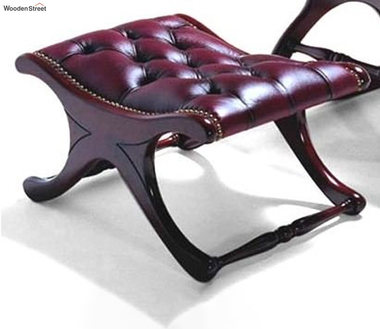 Janet Hand Carved Wooden Rocking Chair